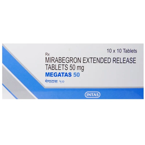 Megatas 25mg Tablet (Mirabegron 25mg) 60 Tablet