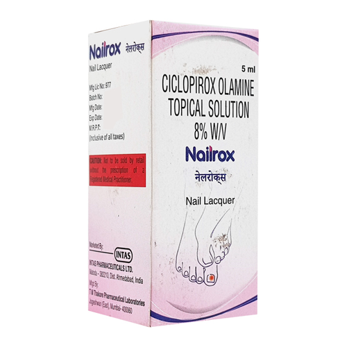 Nailrox Nail Lacquer (Ciclopirox) 3 Bottle