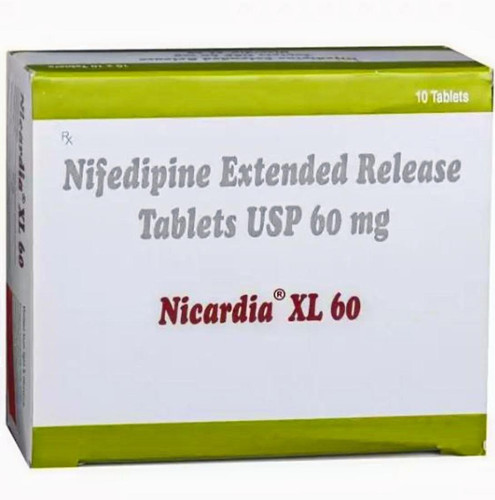 Nicardia XL 60 Mg (Nifedipine) 90 Tablet