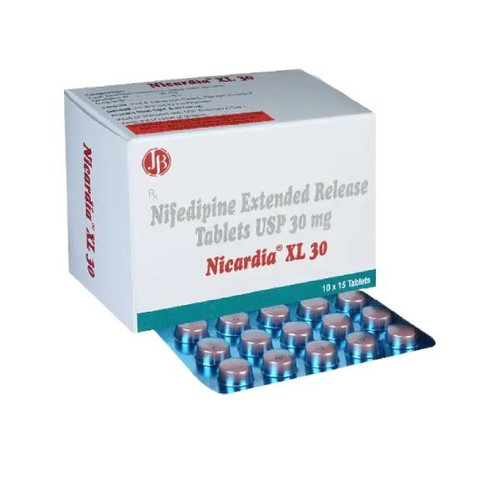 Nifedipine Extended Release 30 Mg (nicardia) 90 Tablet
