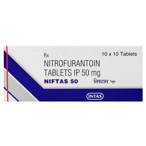 Niftas 50mg Tablet (Nitrofurantoin 50mg) 60 Tablet