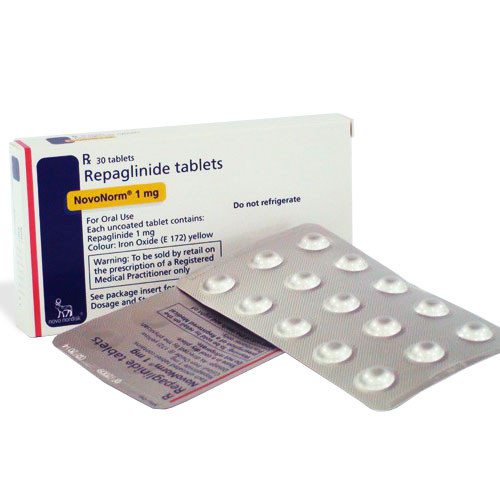 Novonorm Tablet (Repaglinade) 1 mg