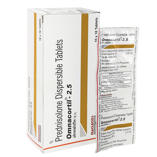 Omnacortil Tablet (Prednisolone Dispersible) 5 mg