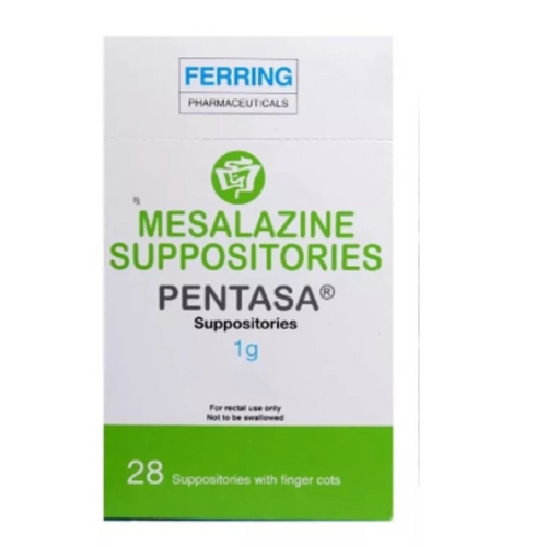 Pentasa Suppository 1g (Mesalamine) 56 Units
