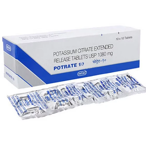 POTRATE (POTASSIUM CITRATE) 10 Mg