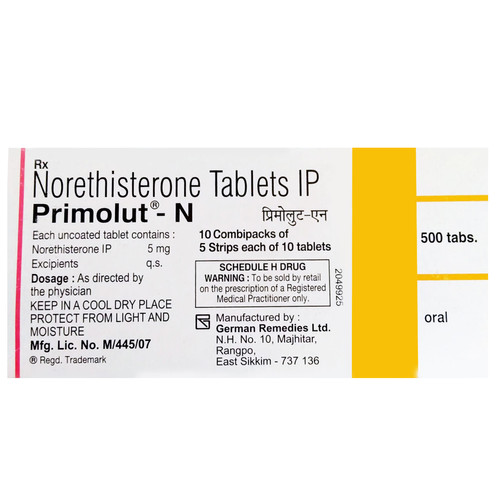 Primolut-N (Norethisterone) 200 Tablet