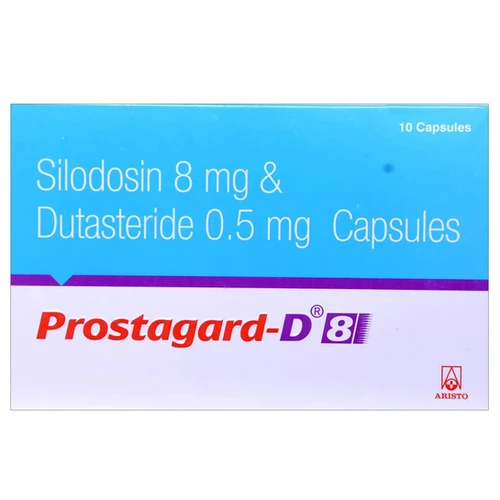 Prostagard D8 Capsule (Silodosin / Dutasteride) 60 Capsules