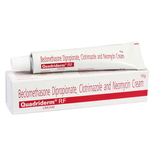 Quadriderm RF Cream (Beclomethasone, Clotrimazole & Neomycin) 3 OIntment