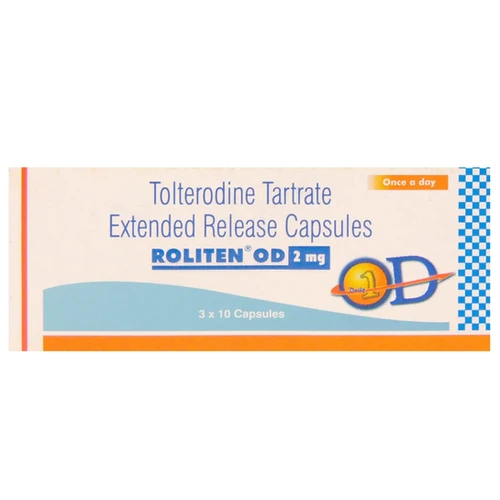 Roliten OD 2mg Capsule (Tolterodine) 60 Tablet