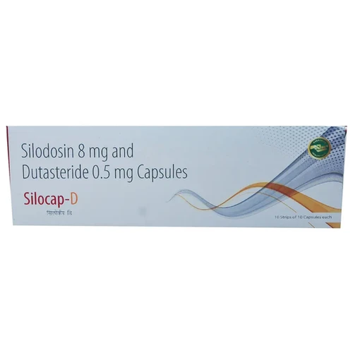 Silocap D Capsules (Silodosin 8 mg/Dutasteride 0.5 mg) 60 Tablet