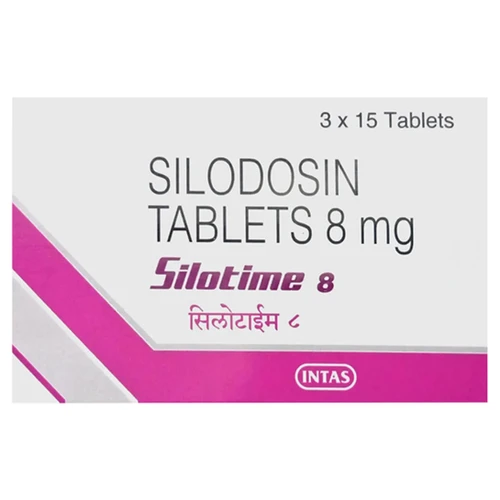 Silotime 8mg Capsule (Silodosin 8 mg) 60 Capsules
