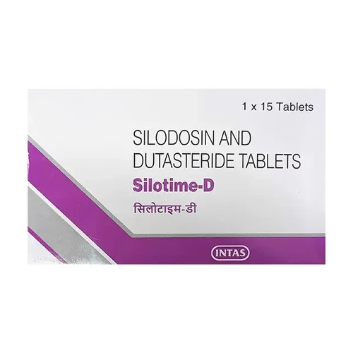 Silotime D Capsule (Silodosin 8mg/Dutasteride 0.5mg) 60 Capsules