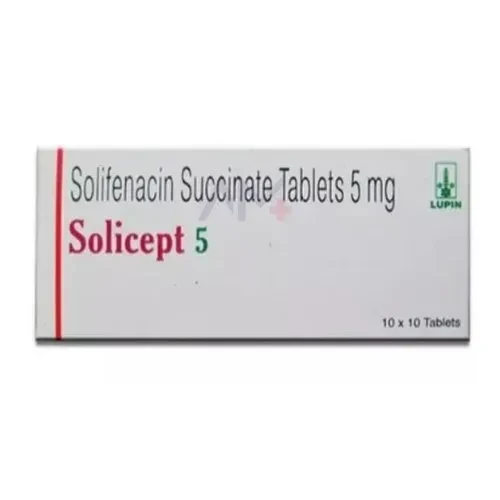Solicept 5mg Tablet (Solifenacin 5 mg) 60 Tablet