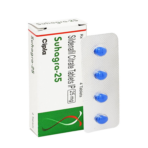 Suhagra 25mg (Sildenafil Citrate) 120 Tablet