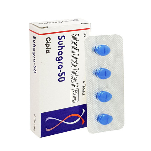 Suhagra 50mg (Sildenafil Citrate) 120 Tablet