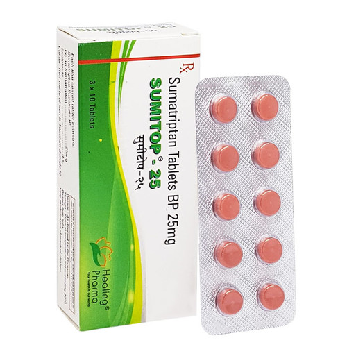 Sumatriptan 25mg (Sumitop) 200 Tablet