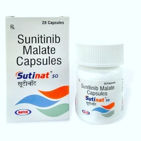 Sutinat 50 mg (Sunitinib) 56 Capsule