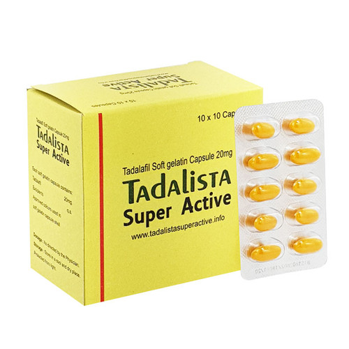 Tadalista Super Active 20mg (Tadalafil) 120 Tablet