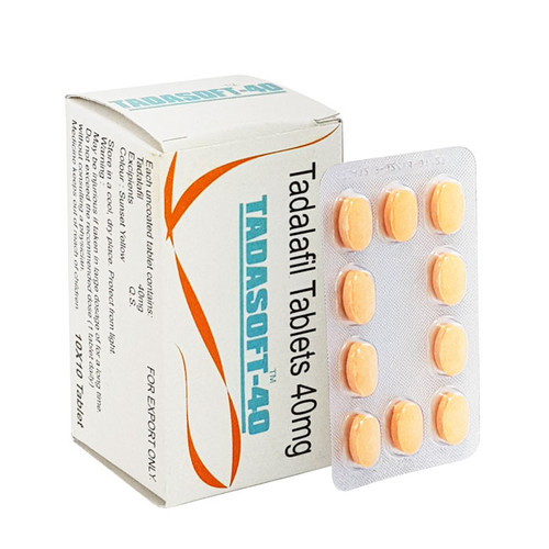 Tadasoft 40mg (Tadalafil) 120 Tablet