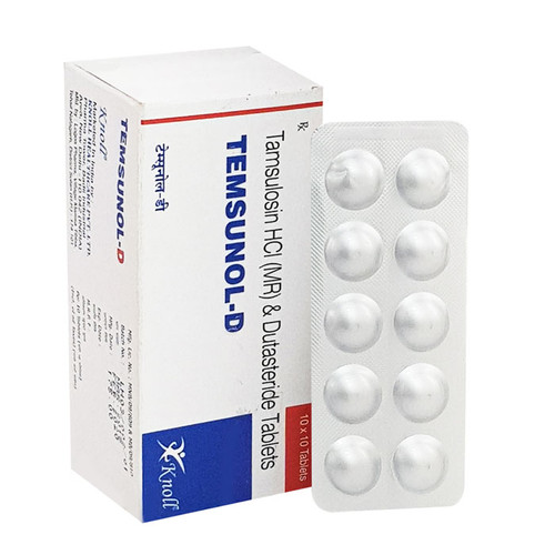 Temsunol D 0.4mg/0.5mg Tablet (Tamsulosin/Dutasteride) 60 Tablet