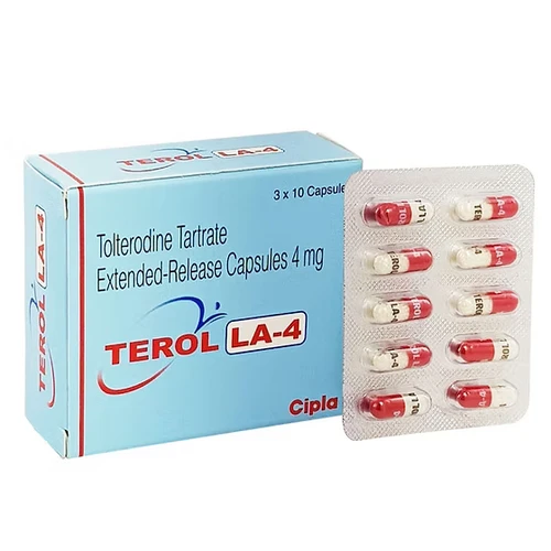 TEROL LA (TOLTERODINE) 4 MG