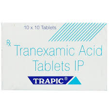 Trapic 500 mg Tablet (Tranexamic Acid 500mg) 60 Tablet