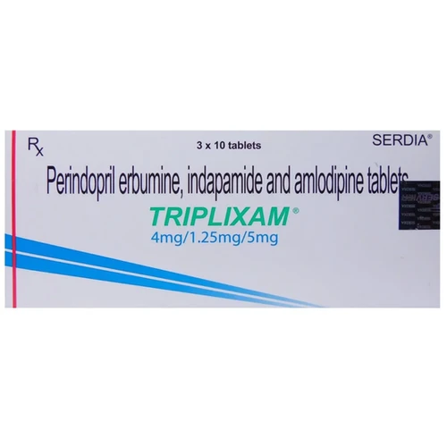 Triplixam Tablet (Perindopril erbumine & Indapamide and Amlodipine) 2 Strip