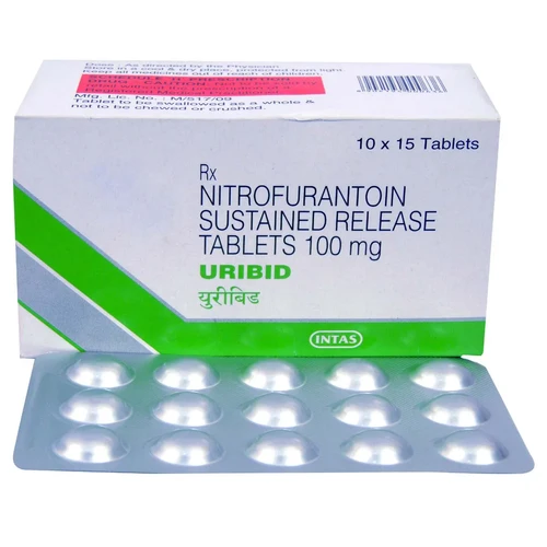 Uribid 100mg Tablet (Nitrofurantoin 100mg) 60 Tablet
