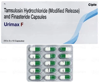 Urimax F (Tamsulosin/Finasteride) 60 Tablet