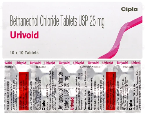 Urivoid Tablet (Bethanechol) 60 Tablet