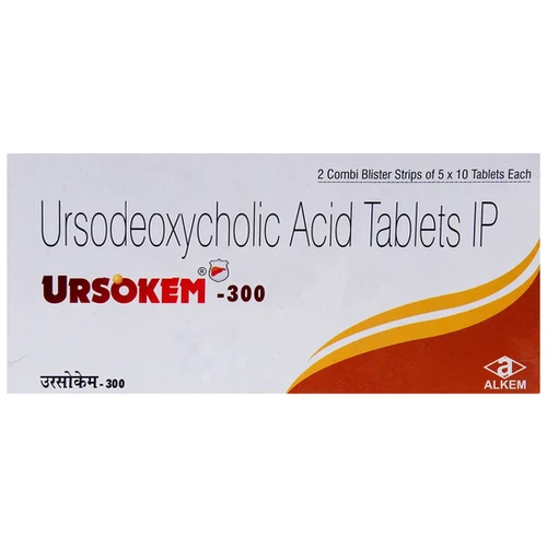 Ursokem 300 Tablet (Ursodeoxycholic Acid 300mg) 60 Tablet