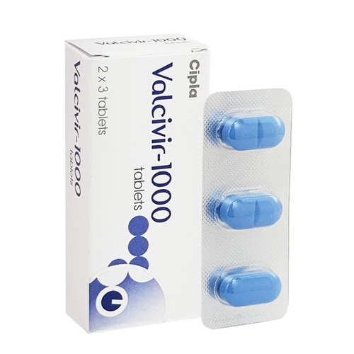 Valclovir 1gm (Valacyclovir) 50 Tablet
