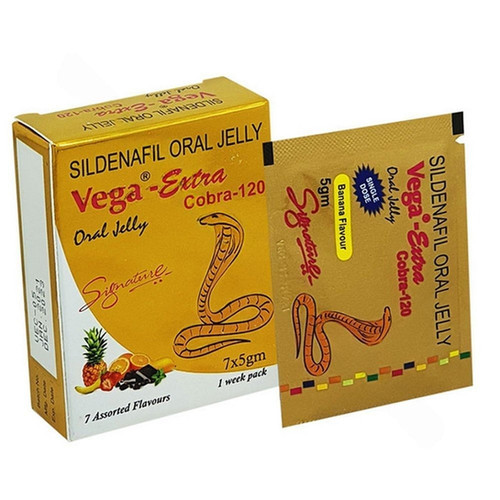 Vega Extra Cobra 120 Jelly (Sildenafil Citrate) 56 Sachet