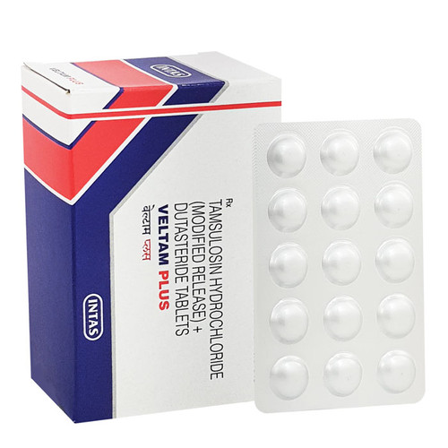 Veltam Plus Tablet (Tamsulosin 0.4 mg/ Dutasteride 0.5 mg) 60 Tablet