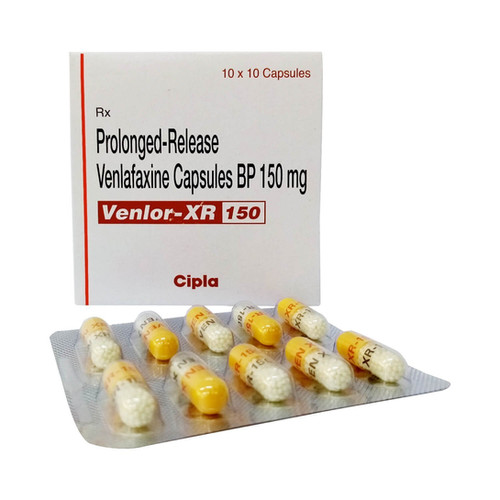 Venlor-XR 150 (Venlafaxine) 100 Capsules