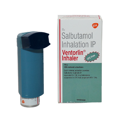 Ventorlin Inhaler 100mcg (Salbutamol) 2 Inhaler