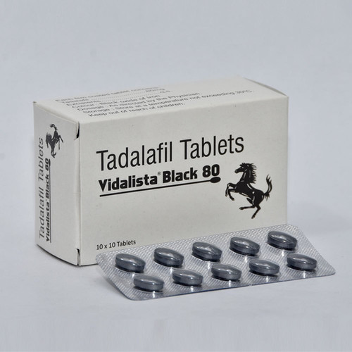 Vidalista Black 80 (Tadalafil) 120 Tablet
