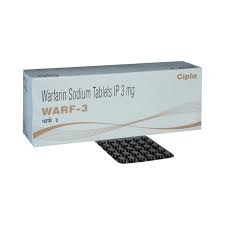 Warf 3mg Tablet (Warfarin 3mg) 120 Tablet