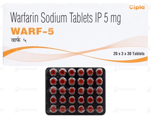 Warf 3mg Tablet (Warfarin 3mg) 120 Tablet
