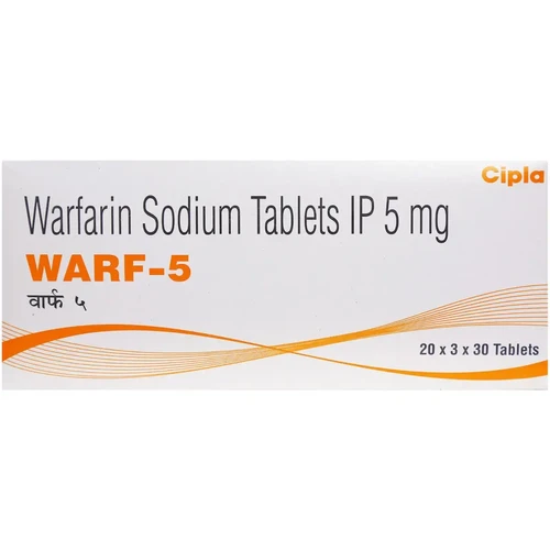 Warf 5mg Tablet (Warfarin 5mg) 120 Tablet