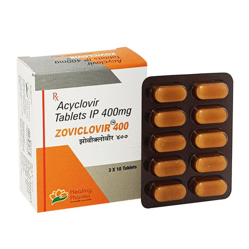Zoviclovir Tablet 400mg (Acyclovir) 50 Tablet