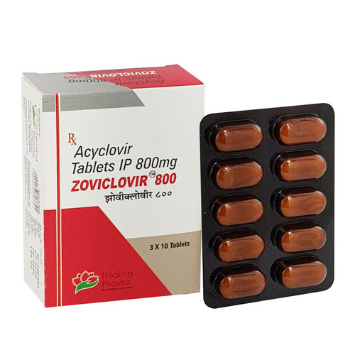Zoviclovir Tablet 800mg (Acyclovir) 50 Tablet